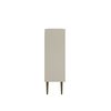 Manhattan Comfort Bogart Accent Cabinet in Off-White and Nature 255BMC10